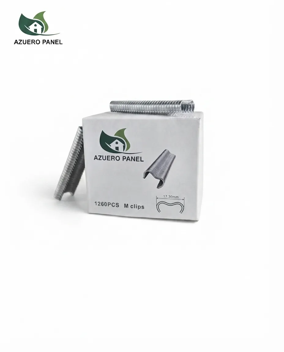 Caja de M Clips para fijación de malla Azuero Panel